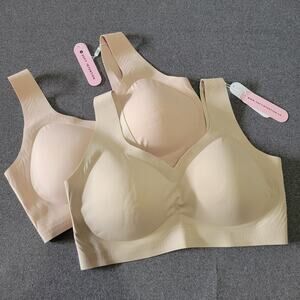 Soft Intentions Bra 3XL Tan Blush Lot of 2